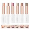 MoriAction Glitter Gradient Eyeshadow Stick Two Tone, Two-tone Shimmer Gradient Eyeshadow Stick Double Colors Eyeshadow Stick Waterproof Glitter Eye Stick Eyeshadow Pen for Women Eye Makeup view 1
