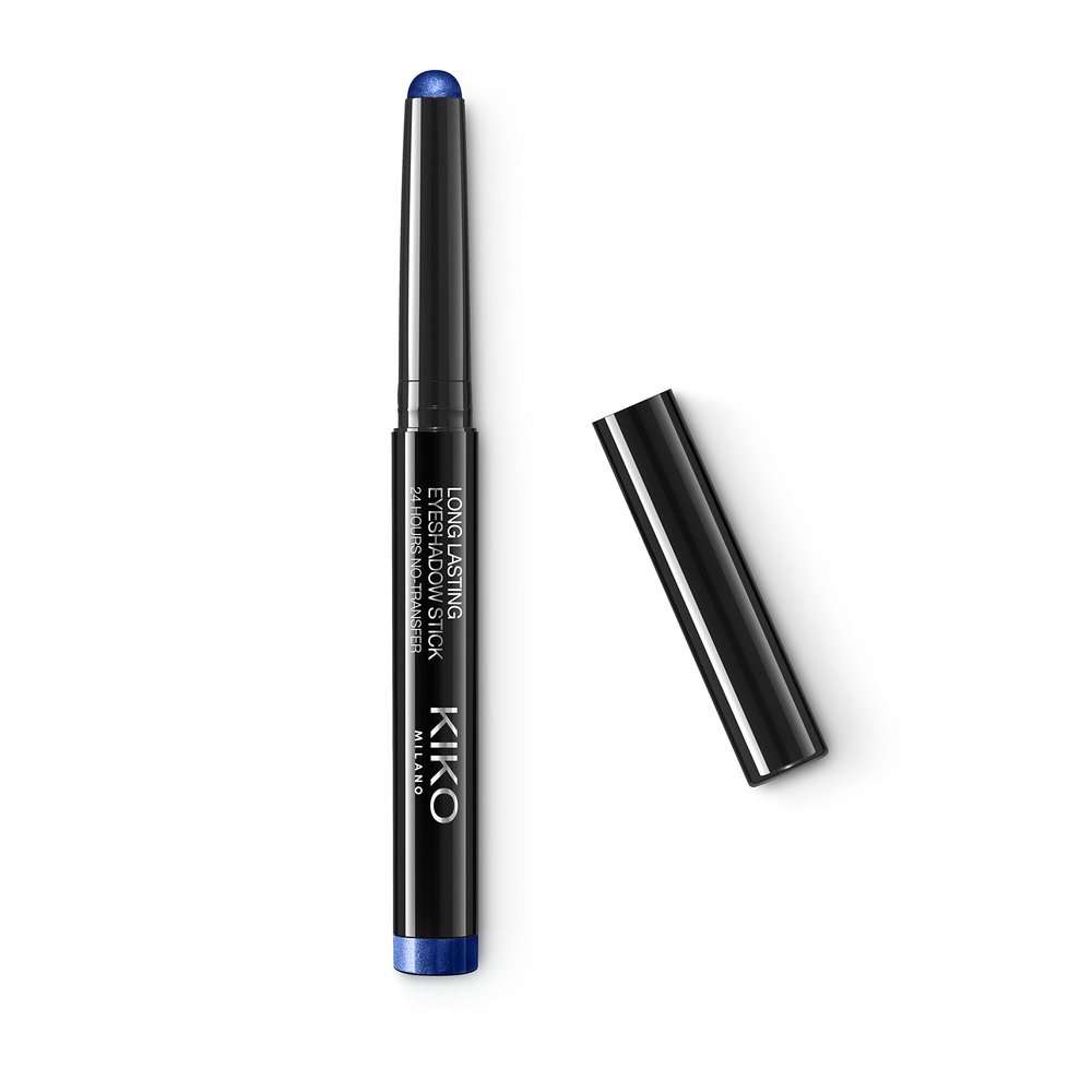 Kiko Milano Long Lasting Eyeshadow Stick  24-Hour Wear, Transfer-Proof, Creamy Blendable Formula with Argan Oil, No-Transfer, Easy Application  24 Electric Blue  1.64g