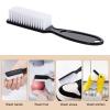 Black Nail Brush Fingernail Cleaner, ZUFUGHJK 6 Pcs fingernail cleaning brush Fingernail Scrub Nail Brushes with Handle Grip Hand Pedicure Scrubbing kit for Nails and Toes view 4