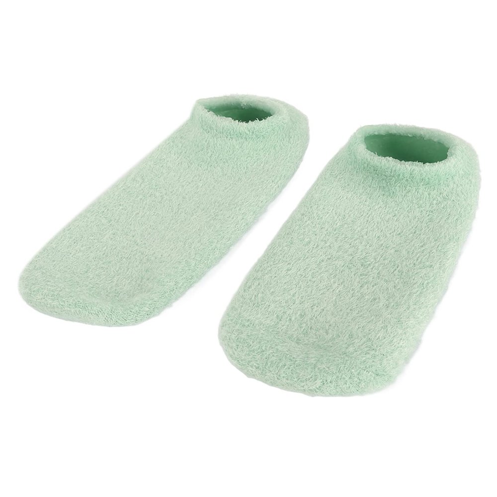 Foot Care Socks, Moisturizing Remove Cracked Skin Prevent Slip Reusable Foot Gel Mask, Gel Spa Socks for Repairing and Softening Dry Cracked Feet
