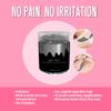 Miss Cire Gray Metallic Hypoallergenic Vegan Hard Wax Beads - Painless Hair Removal Peel-Off Wax - Low melting Point - Ultra Smooth Consistency - For Face and Body - Boy Toy - For Sensitive Skin - 8oz view 2