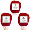 Elbahya Exfoliating Mitt Body Kessa Hammam - Microdermabrasion At Home Exfoliating Mitts, Removes Unwanted Dead Skin, Dirt and Grime or Keratosis Pilaris (Red Pack of 3) view 1