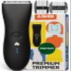MERIDIAN The Trimmer Premium - Body Hair Trimmer & Electric Shaver for Men and Women for Pubic Hair, Chest, Legs & Bikini Line, Waterproof & Rechargeable, Onyx view 1
