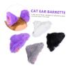 BIUDECO 8pcs Cat Ears Hair Clips Furry Ear Hairpin for Halloween Cosplay Cute Accessories for Boys and Girls and Adults and Hair Barrettes for Parties and Daily Wear view 4