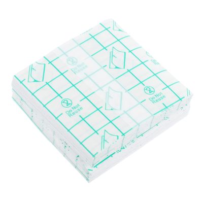 BIUDECO 100pcs Disposable Makeup Mixing Trays Pu Film Mixing Plates for Foundation Lipstick Eyeshadow and Nail Art Skin-friendly Lightweight