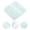 BIUDECO 100pcs Disposable Makeup Mixing Trays Pu Film Mixing Plates for Foundation Lipstick Eyeshadow and Nail Art Skin-friendly Lightweight view 3