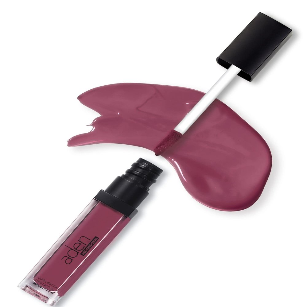 aden Professional An amazing liquid lip color with a matte, velvety finish long lasting color guaranteeing (11 Burgundy) (6ML) MADE IN ITALY