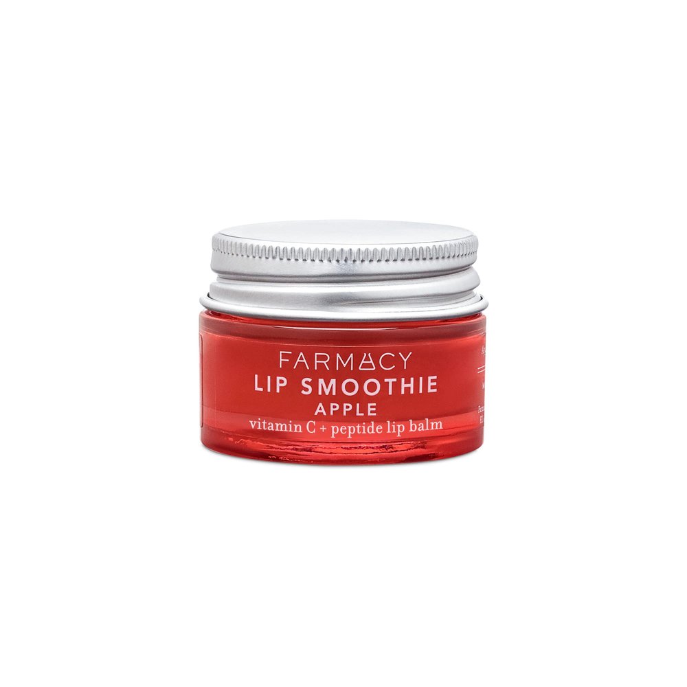 Farmacy Peptide Lip Smoothie - Hydrating Lip Balm with Vitamin C to Visibly Plump & Smooth Lines - Nourishing Treatment with a High-Gloss Finish - Apple (10g)
