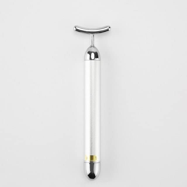 24k Gold Face Lift Bar Roller White