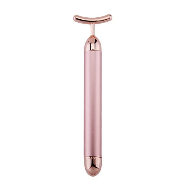 24k Gold Face Lift Bar Roller Pink