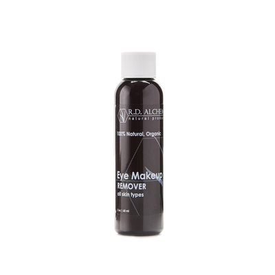 RD Alchemy - 100% Natural & Organic Gentle Eye Makeup Remover for All Skin Types - Wipes Away the Toughest Eye Makeup while Nourishing the Eye Area and Lengthening Lashes