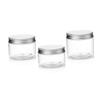 VILLFUL Skincare Jars 3 Pack Travel Lotion Sample Jars Plastic Cream Bottles Screw Cap view 1