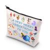 BDPWSS Fairy Tales Makeup Bag a Very Merry Unbirthday To You Cosmetic Bag For Family Friend (Merry birthday you) view 1