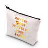 BDPWSS Game Inspired Makeup Bag TV Show Inspired Gift For Hunger Fans Gift Birds & Snakes Character Merch(Be ever in favor) view 1