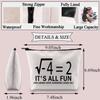 BDPWSS Math Teacher Makeup Bag Funny Math Lover Gift It's All Fun And Games Until Someone Loses An i Math Geek Gift (Fun loses I) view 2