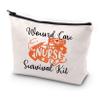JYTAPP Wound Care Nurse Makeup Bag Wound Care Nurse Gifts RN Wound Nursing Department Wound Nurse Survival Kit Zipper Pouch Bag view 1