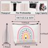 BDPWSS Deaf Education Teacher Gift D/HH Teacher Deaf Hard Of Hearing Gift ASL Teacher Gift SPED Makeup Bag for Teacher (DHH teacher) view 2