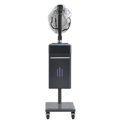 Nano Hair Steamer,Professional Micro Mist Anion Hair Processor with Rolling Base for Deep Hair Care Repair, Hair Styling (Black)