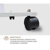 Rolling Beauty Salon Trolley Cart, Beauty Salon SPA Storage Equipment Machine Storage Organizer Stand Beauty Instrument Tray Rolling Cart with Wheel Load 132lbs view 4