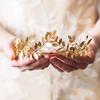 JAKAWIN Greek Goddess Headband Accessories Gold Leaf Crown for Women HG001 (Gold) view 2