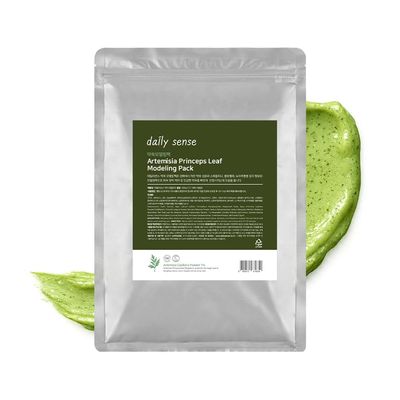 daily sense Premium Artemisia Princeps Leaf Modeling Mask Powder Pack for Soothing and Pore Management and hydrating, 500g, 17.6 fl.oz, Cruelty Free