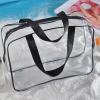 3Pcs Crystal Clear Cosmetic Bag Waterproof Packing Organizer Gift for Parent Friend and Family view 2