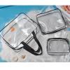 3Pcs Crystal Clear Cosmetic Bag Waterproof Packing Organizer Gift for Parent Friend and Family view 3