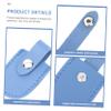 FOMIYES 3sets Professional Cuticle Nipper Case Manicure Scissor Cover Cuticle Clippers Protector Portable Nail Art Tool Pu Material 5pcs*3 view 3