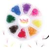 500 pcs Mixed colorful lash extensions | premade volume lash extensions | premade mega volume fans | colored lash extension | russian volume eyelash extensions. 6D | Curl C view 1