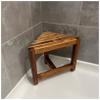 DITAVN Shower Foot Rest 12 in, Corner Shower Stool for Shaving Legs, Small Corner Bathroom Bench Suitable for Small Shower Spaces, Bath Seat, in Shower Stool view 1