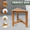 DITAVN Shower Foot Rest 12 in, Corner Shower Stool for Shaving Legs, Small Corner Bathroom Bench Suitable for Small Shower Spaces, Bath Seat, in Shower Stool view 2