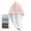 BOSASH Dry Hair Cap Dry Hair Towel Women's Double Coral Fleece Pineapple Check Dry hat Pineapple gkaki view 2