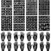 24 Sheets Henna Tattoo Stencils, 276+pcs Temporary Tattoo for Women Reusable Face Body Paint DIY Art Glitter Airbrush Tattoo Stencils Pack view 1