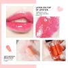 2 in 1 Lip Oil & Tinted Balm, Hydrating Plump Gloss, Repairs Lip Lines & Lightens, Non-sticky (Raspberry / Cherry) view 4
