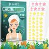 Jefusst Acne Pimple Patch 112 Counts, Invisible Hydrocolloid Yellow & Pink Star-Shaped Acne Patch with Tea Tree Oil & Calendula Oil, Acne Spot Healing Patch Zit Patches for Face view 1