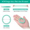 100PCS 2 Inches Hair Ties for Women Girls, Sublaga Seamless Thick Hair Band, Elastic Hair Ties No Damage Ponytail Holder (Spring color) view 3