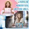 Kacctyen 6 Pcs Clear Makeup Bag Waterproof travel Cosmetic Thickened PVC Toiletry Beach Theme with Whale Starfish Turtle Ocean Sea Animals Print Beauty Cosmetic Makeup Bag Gifts view 4