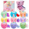 Unicorn Bath Bombs for Kids, 9 Large Kids Bath Salts with Squishy Toys Inside, Magic Unicorn Bath Balls with Surprise Inside for Girls view 1