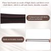 100PCS 2 Inches Dark Hair Ties for Women Girls, Sublaga Seamless Thick Hair Band, Elastic Hair Ties No Damage Ponytail Holder (Dark color) view 3