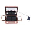BJTDLLX Makeup Train Case, 2-layer Train Makeup Case with LED Lights and Mirror, Travel Makeup Train Case Makeup Bag Cosmetic Organizer Box Makeup Case, Large Makeup Artist Organizer Kit (Rose Gold) view 4