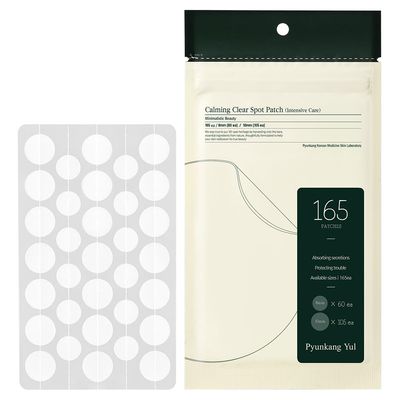 Pyunkang Yul PKY Calming Clear Spot Patch (Intensive Care)165 count Ultimate Hydrocolloid Acne Spot, Pimple, Blemishes & Zit Covering, 2 Sized Adhesive Equal Skin Care, Korean Skin Care