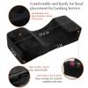 Mekupeu Eyelash Extension Velvet Lash Pillow Beauty Salon Memory Foam Neck Pillow for Lash Extension Grafting Make Up (Black) view 2