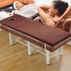 Massage Table Pad,1.5In Lash Bed Cushion,Comfortable Mattress Topper with Hole for Beauty Salon Extension Table,with Removable Cover & Elastic Bands,Spa Bed Padding Only,Brown r,70x190cm view 1