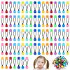 JenPen 60 Pieces Hair Ties Balls Ponytail Holders Colorful Twin Bead Ponytail Balls 80s 90s Elastic Hair Accessories for Baby Kid Children Girls Women (Multicolor,12mm) view 1