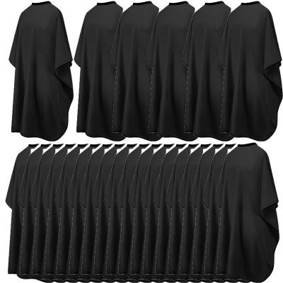 Salon Waterproof Haircut Cape - Unisex Black Barber Hair Cutting Cape With Snap Closure for Coloring and Styling (51 * 59inch, 6)