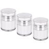Jeshowmen Airless Pump Jar  3pcs Moisturizer Container with Airless Pump - Cream Jar Vacuum Bottle Dispenser for Travel Essentials (Large(3.6)) view 1