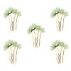 Beaupretty Jade Hair Pins Set with Lotus Flower Tassel Traditional Chinese Decorative Hair Accessories for Women Party Daily Styling view 1