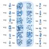 HNUIX Nail Rhinestones - 3D Multi Shape Size Crystal, Light Blue Nail Gems, Flat Back, with Kit, for Nail Art, DIY Decorations view 2