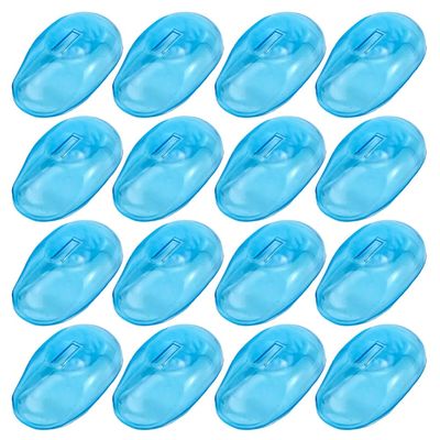 KALLORY 10pairs Hair Dye Earmuffs Silicone Ear Protectors for Hair Coloring and Reusable and Washable Ear Covers and Comfortable Design