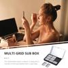 minkissy Empty Eyeshadow Palette Refillable Eyeshadow Palette Empty Makeup Palette-Storage Box for Lipstick Blush view 3